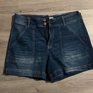 Nicole Miller Dark Blue Jean Shorts